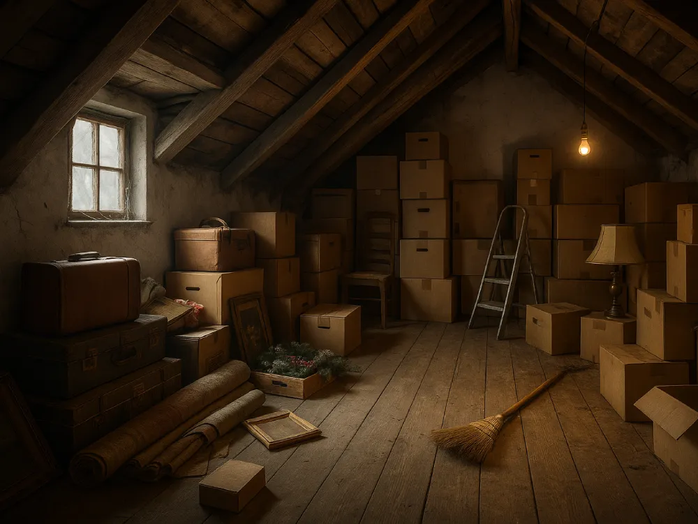 Dachbodenentrümpelung St. Pölten – enge Zugänge